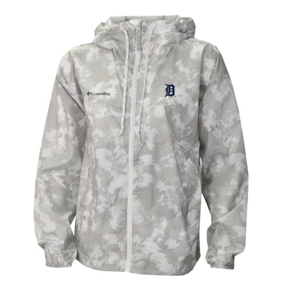 Detroit Tigers Columbia Women's Flash Challenger Full-Zip Hoodie Windbreaker Jacket - MLB Jackets