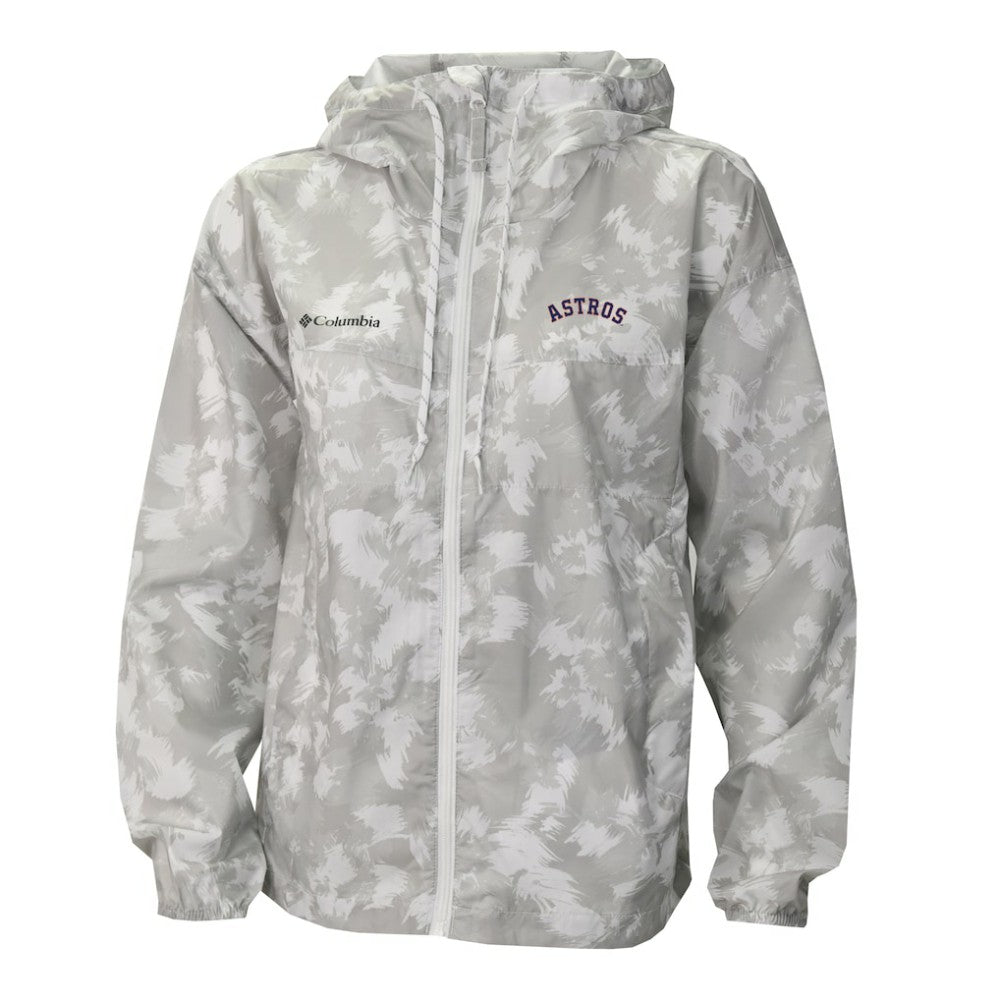 Houston Astros Columbia Women's Flash Challenger Full-Zip Hoodie Windbreaker Jacket - MLB Jackets
