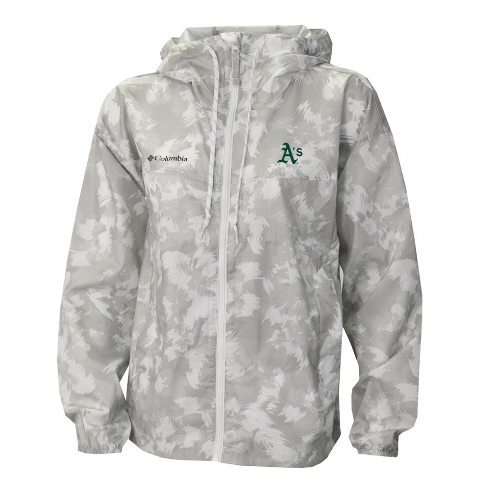 Athletics Columbia Women's Flash Challenger Full-Zip Hoodie Windbreaker Jacket - MLB Jackets