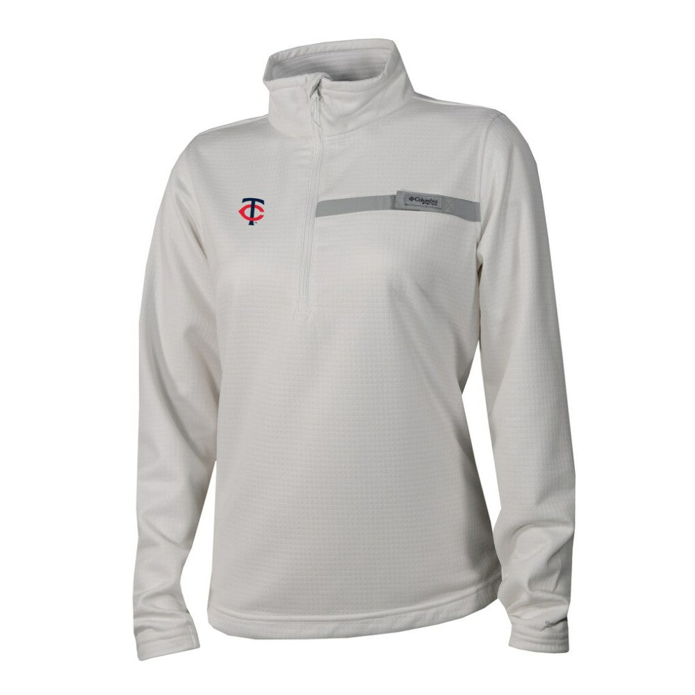 Minnesota Twins Columbia Women's Skiff Guide Fleece Half-Zip Pullover Jacket - MLB Jackets