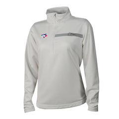 Toronto Blue Jays Columbia Women's Skiff Guide Fleece Half-Zip Pullover Jacket - MLB Jackets