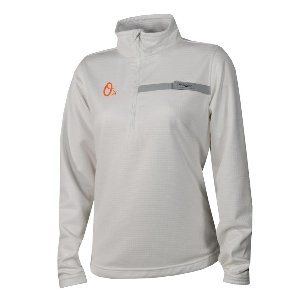 Baltimore Orioles Columbia Women's Skiff Guide Fleece Half-Zip Pullover Jacket - MLB Jackets