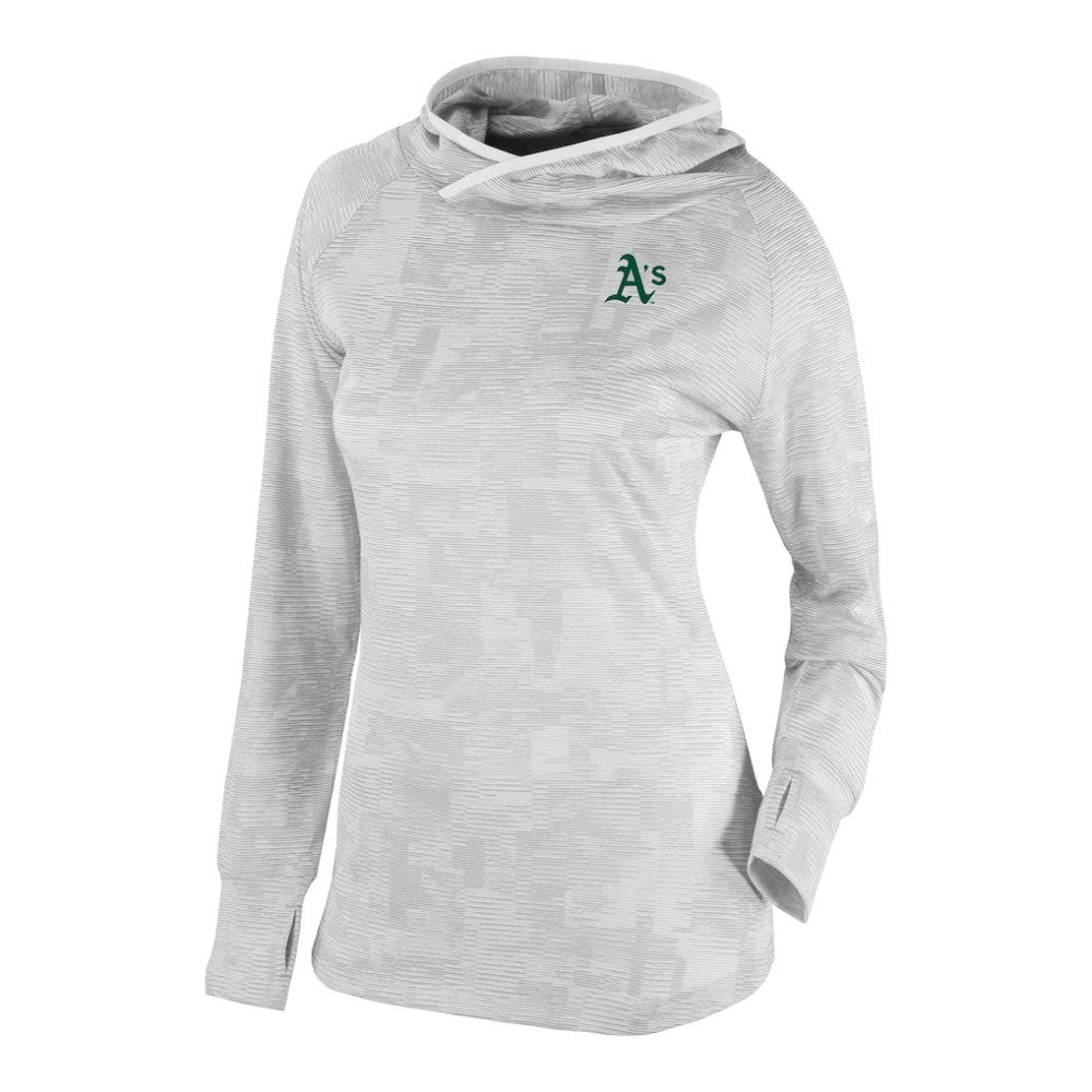 Athletics Columbia Women's Omni-Wick Sunday Ball Raglan Pullover Hoodie - MLB Hoodies