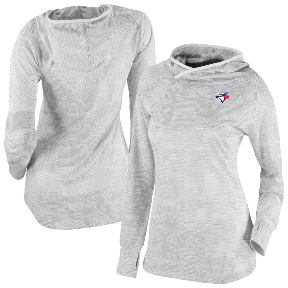 Toronto Blue Jays Columbia Women's Omni-Wick Sunday Ball Raglan Pullover Hoodie - MLB Hoodies