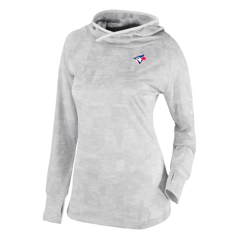 Toronto Blue Jays Columbia Women's Omni-Wick Sunday Ball Raglan Pullover Hoodie - MLB Hoodies