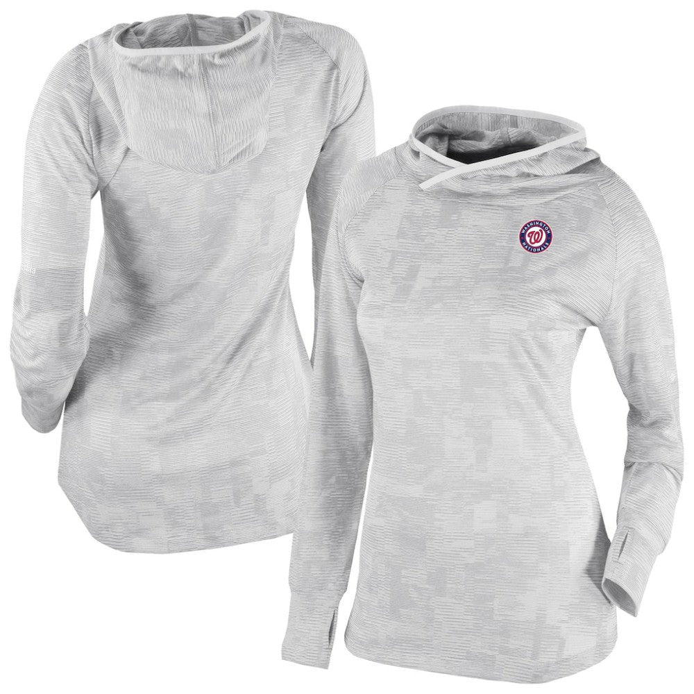 Washington Nationals Columbia Women's Omni-Wick Sunday Ball Raglan Pullover Hoodie - MLB Hoodies
