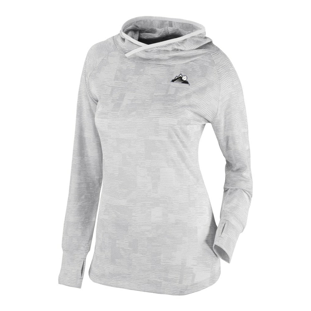 Colorado Rockies Columbia Women's Omni-Wick Sunday Ball Raglan Pullover Hoodie - MLB Hoodies