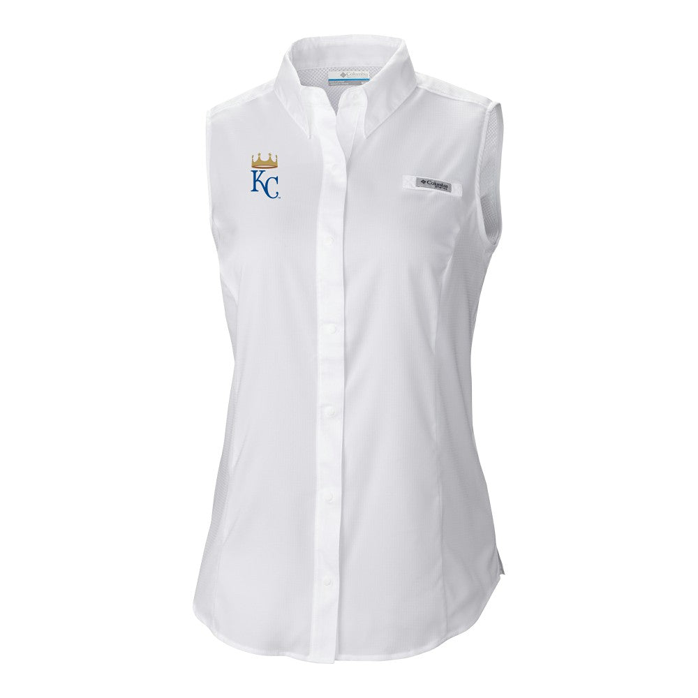 Kansas City Royals Columbia Women's Tamiami Sleeveless Shirt - MLB