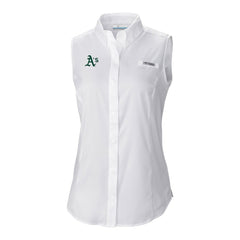 Athletics Columbia Women's Tamiami Sleeveless Shirt - MLB