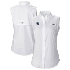 Detroit Tigers Columbia Women's Tamiami Sleeveless Shirt - MLB