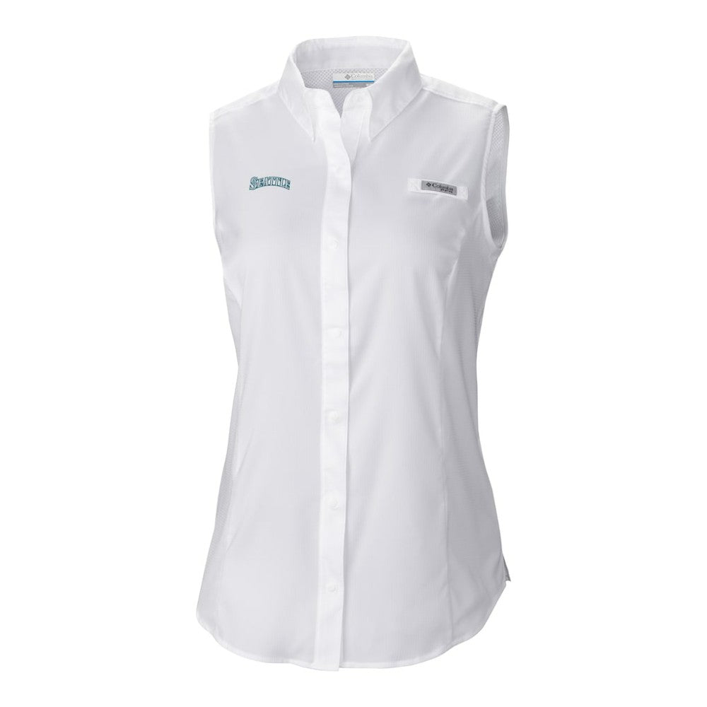 Seattle Mariners Columbia Women's Tamiami Sleeveless Shirt - MLB