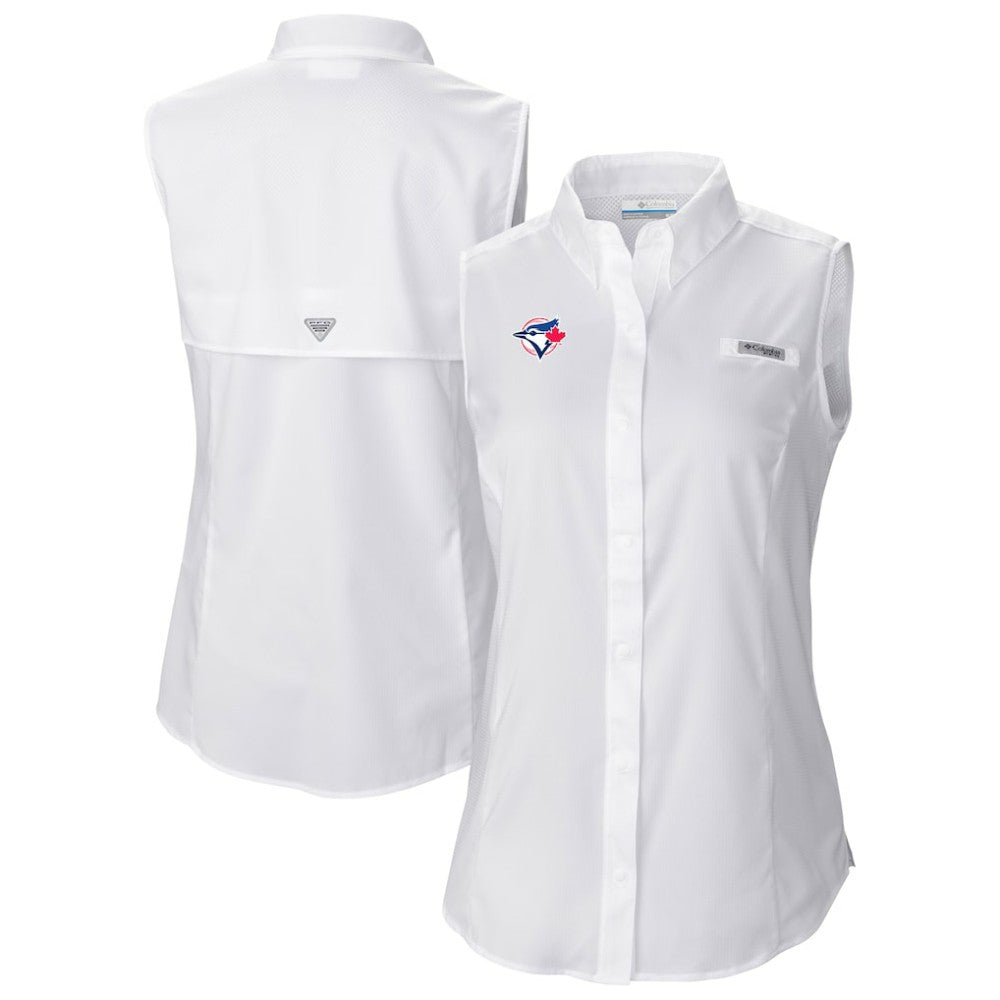 Toronto Blue Jays Columbia Women's Tamiami Sleeveless Shirt - MLB