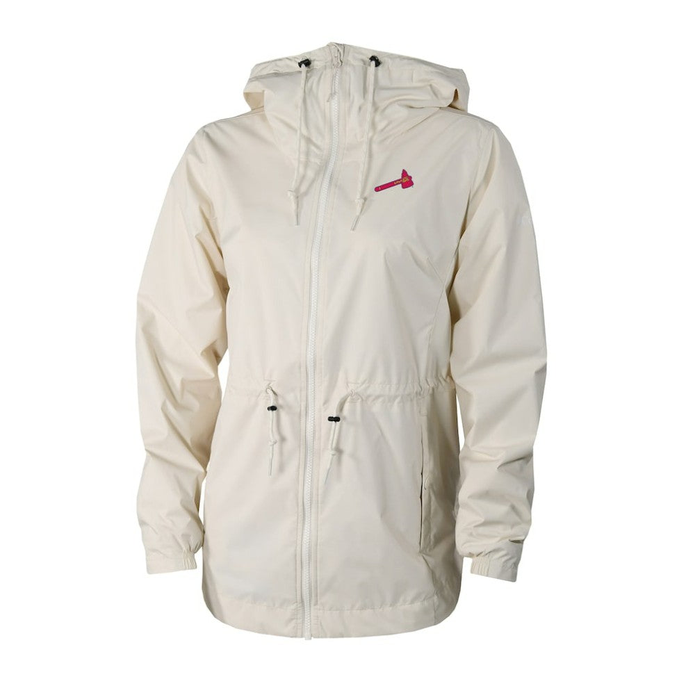 Atlanta Braves Columbia Women's Lily Park Full-Zip Rain Jacket - MLB Jackets