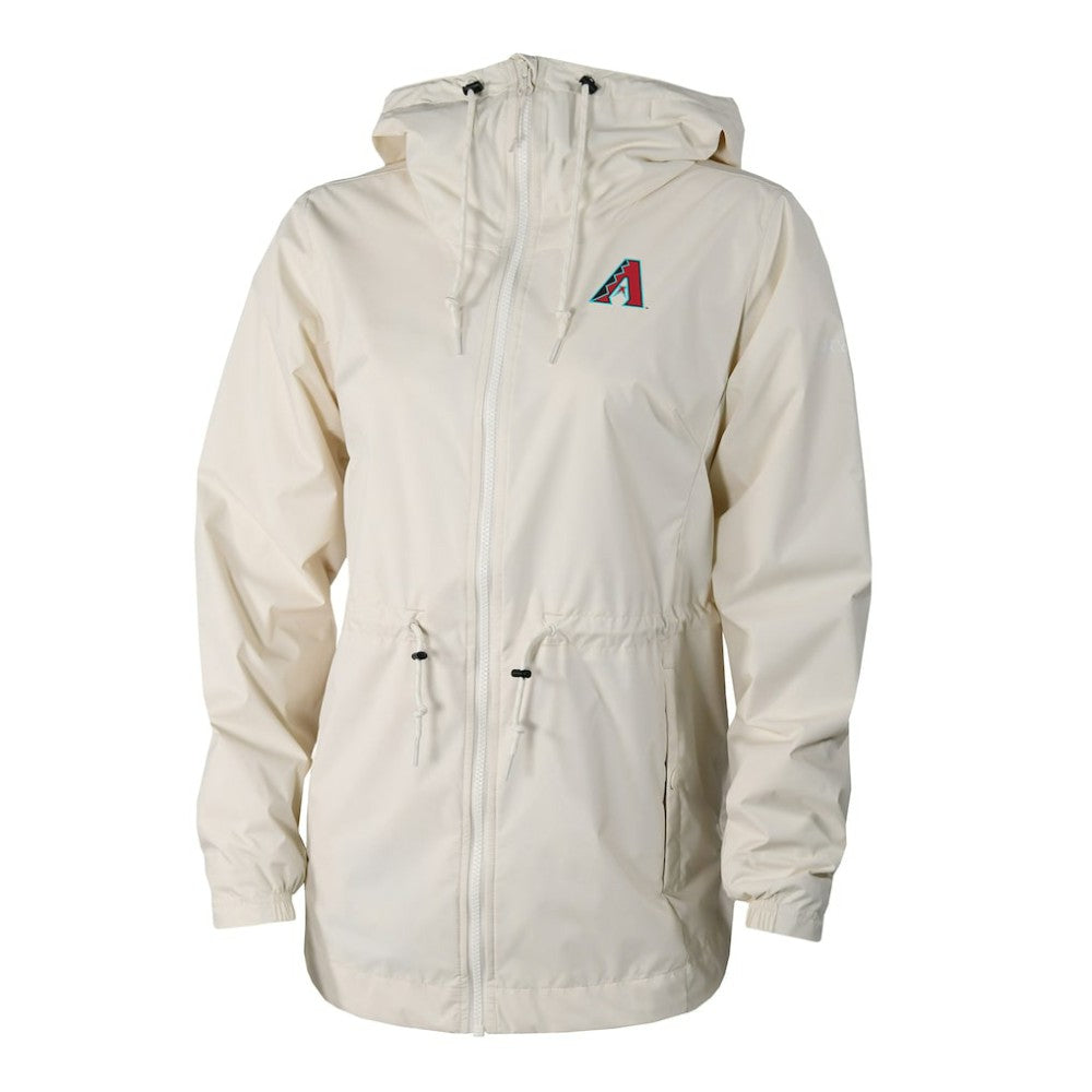 Arizona Diamondbacks Columbia Women's Lily Park Full-Zip Rain Jacket - MLB Jackets