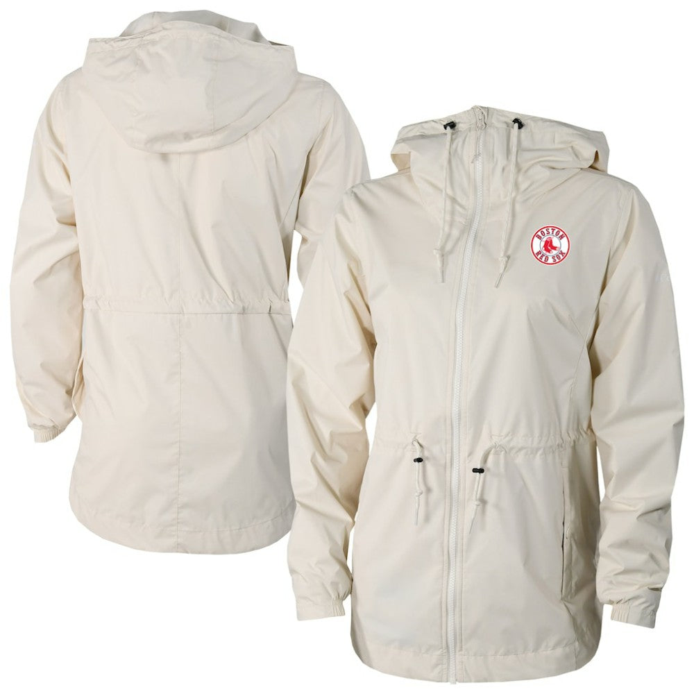 Boston Red Sox Columbia Women's Lily Park Full-Zip Rain Jacket - MLB Jackets