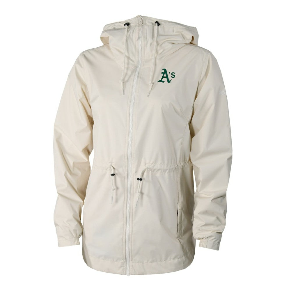 Athletics Columbia Women's Lily Park Full-Zip Rain Jacket - MLB Jackets