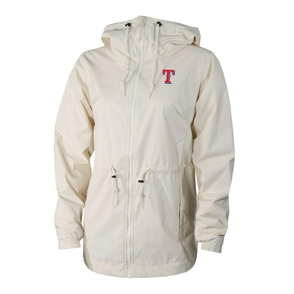Texas Rangers Columbia Women's Lily Park Full-Zip Rain Jacket - MLB Jackets