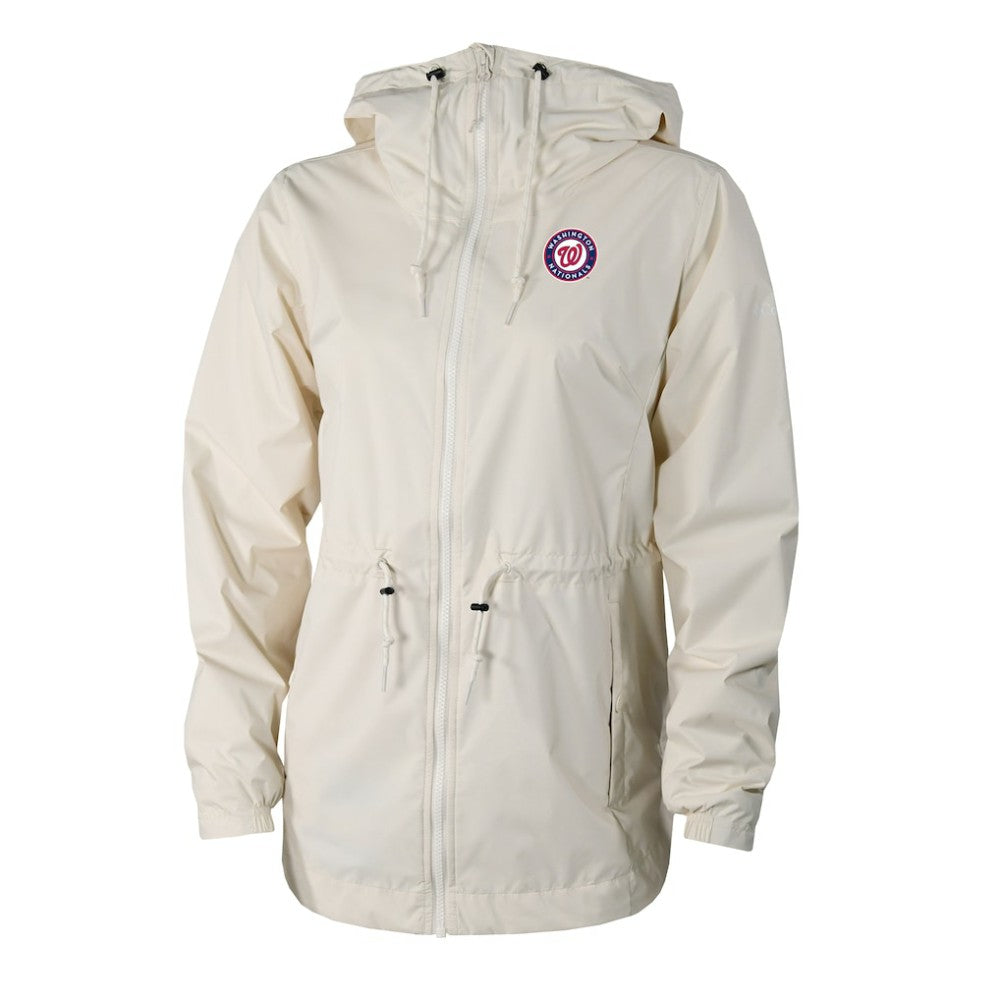 Washington Nationals Columbia Women's Lily Park Full-Zip Rain Jacket - MLB Jackets