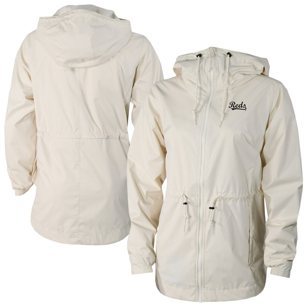Cincinnati Reds Columbia Women's Lily Park Full-Zip Rain Jacket - MLB Jackets