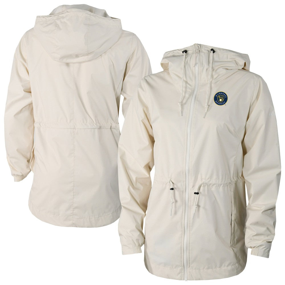 Milwaukee Brewers Columbia Women's Lily Park Full-Zip Rain Jacket - MLB Jackets