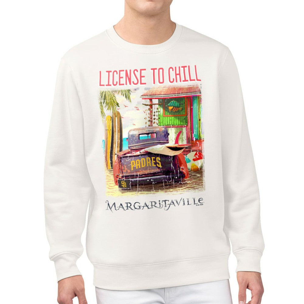 San Diego Padres Margaritaville License to Chill Fleece Sweatshirt - MLB Sweatshirts