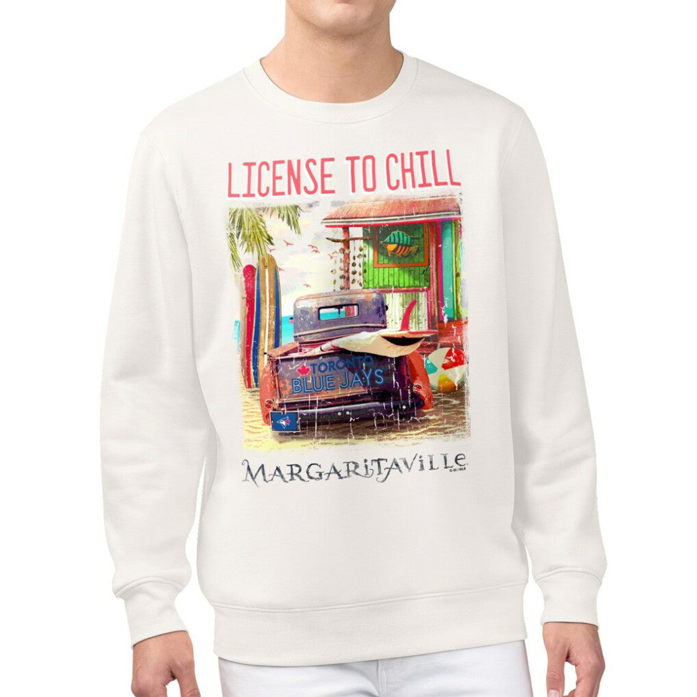 Toronto Blue Jays Margaritaville License to Chill Fleece Sweatshirt - MLB Sweatshirts