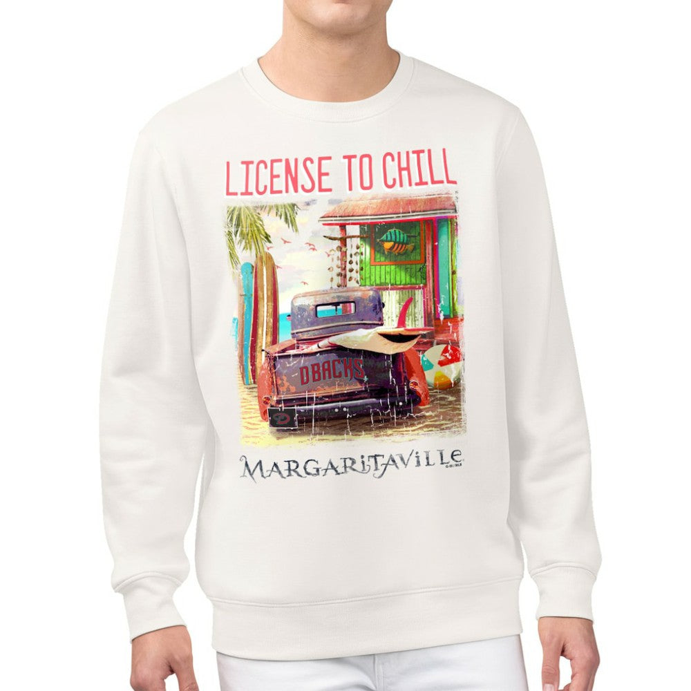 Arizona Diamondbacks Margaritaville License to Chill Fleece Sweatshirt - MLB Sweatshirts