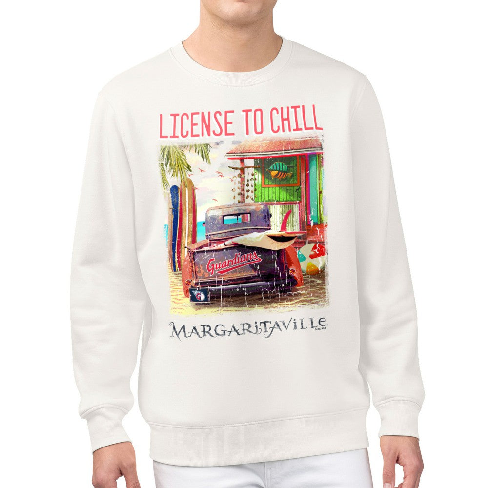 Cleveland Guardians Margaritaville License to Chill Fleece Sweatshirt - MLB Sweatshirts