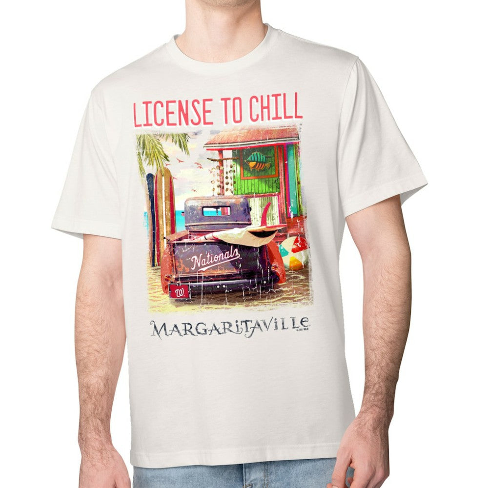 Washington Nationals Margaritaville License to Chill T-Shirt - MLB T-shirts
