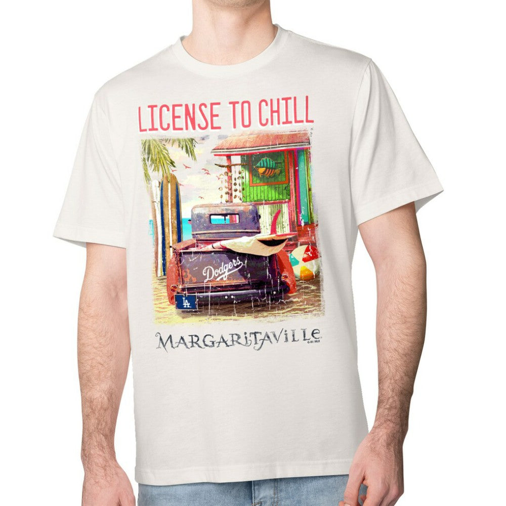 Los Angeles Dodgers Margaritaville License to Chill T-Shirt - MLB T-shirts