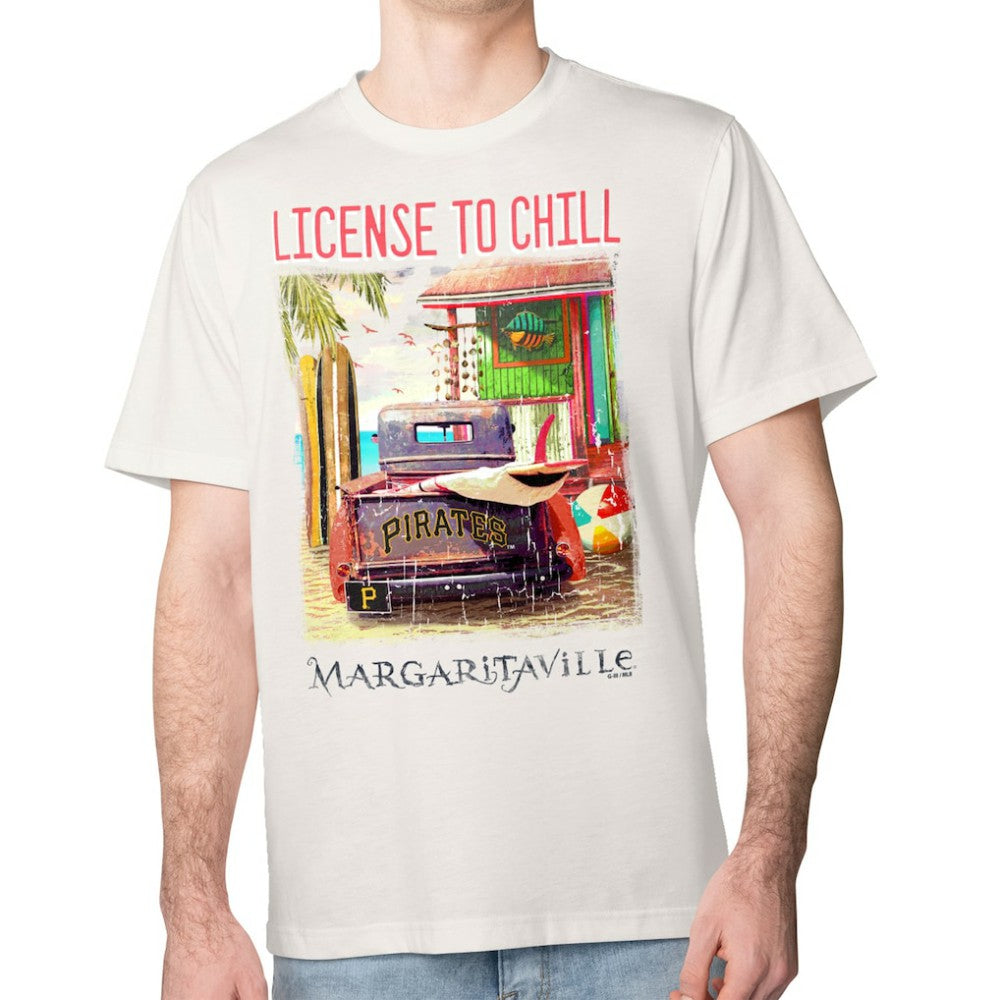 Pittsburgh Pirates Margaritaville License to Chill T-Shirt - MLB T-shirts