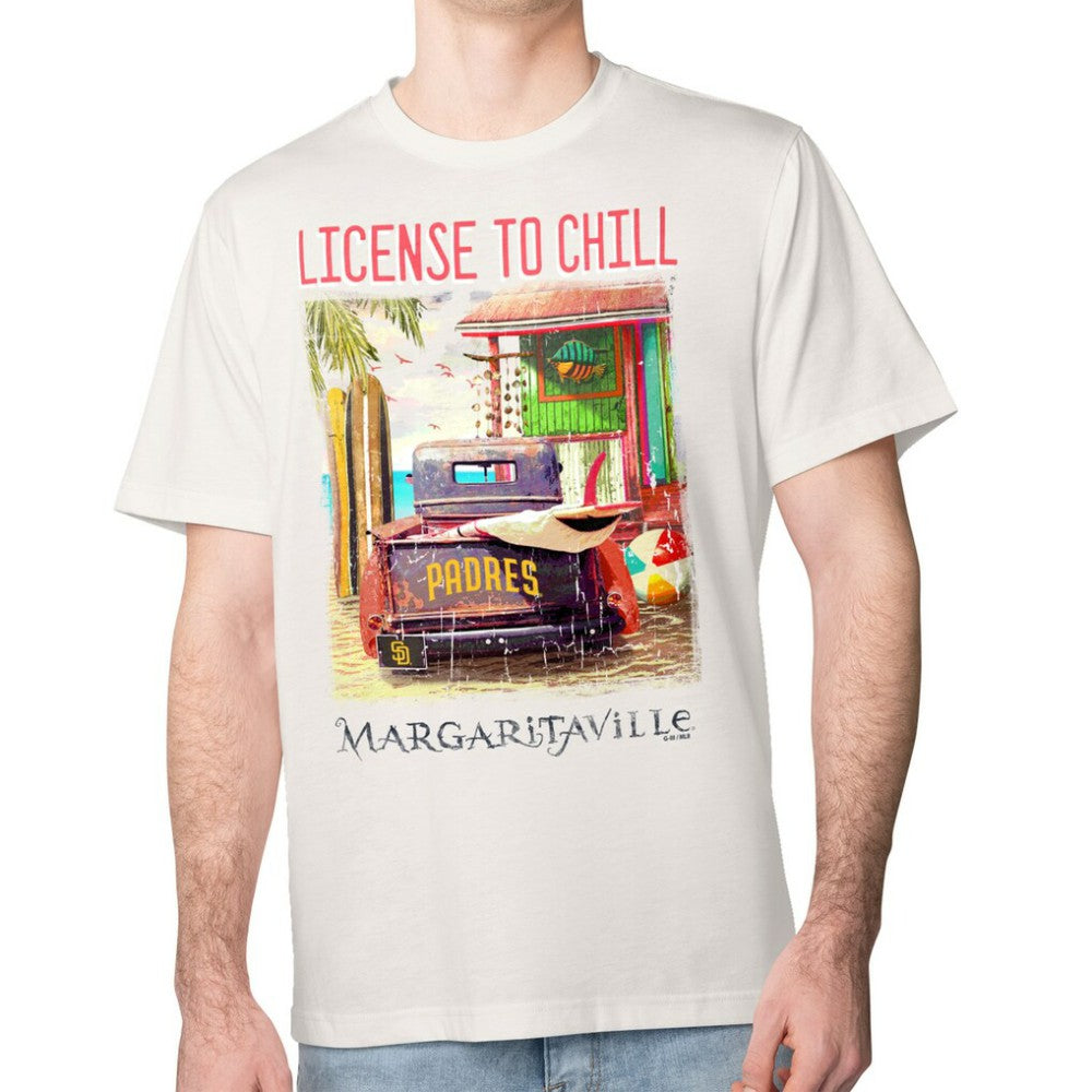 San Diego Padres Margaritaville License to Chill T-Shirt - MLB T-shirts
