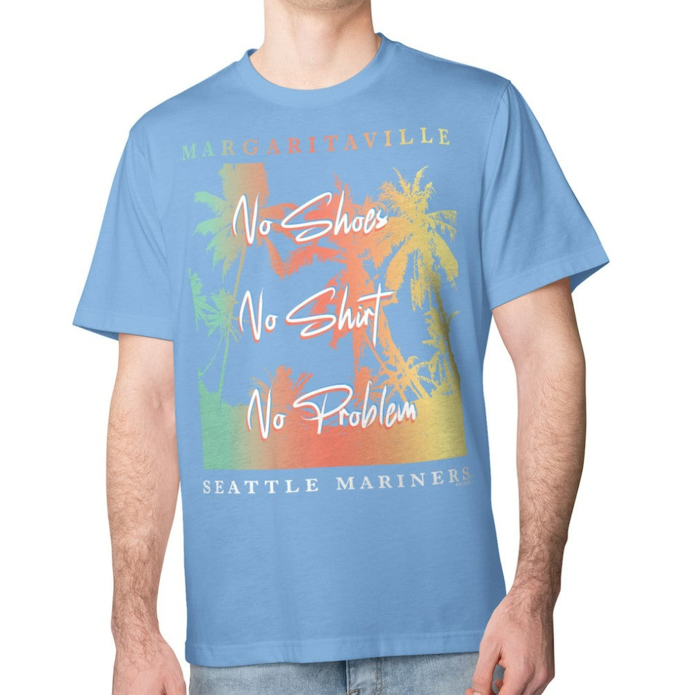 Seattle Mariners Margaritaville No Shirt, No Shoes, No Problem T-Shirt - MLB T-shirts