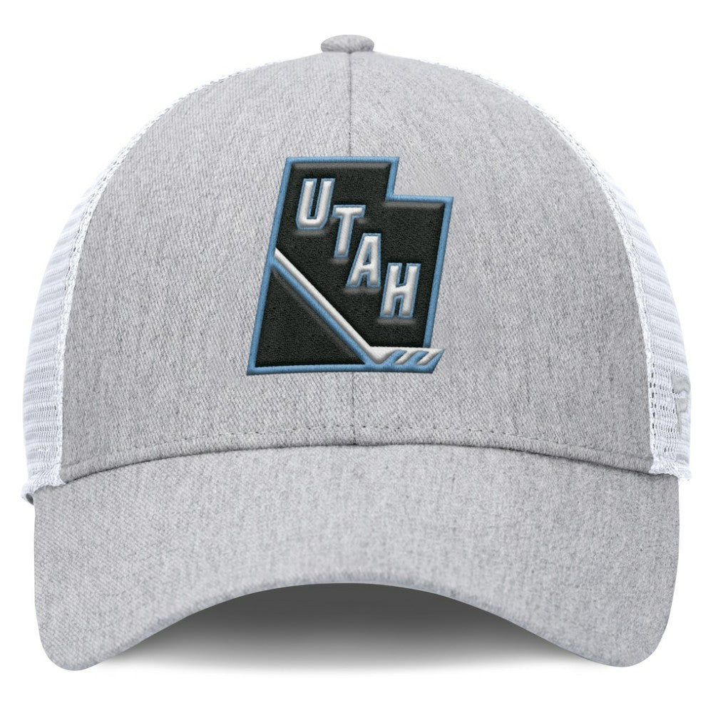 Utah Mammoth Fanatics Utah Badge Trucker Adjustable Hat -  NHL Hats
