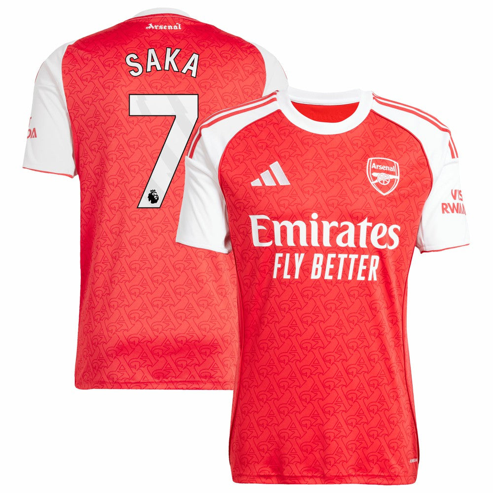 Bukayo Saka Arsenal 2025/26 Home Replica Player Jersey