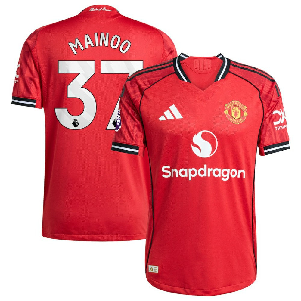 Kobbie Mainoo Manchester United Home 2025/26 Player Jersey