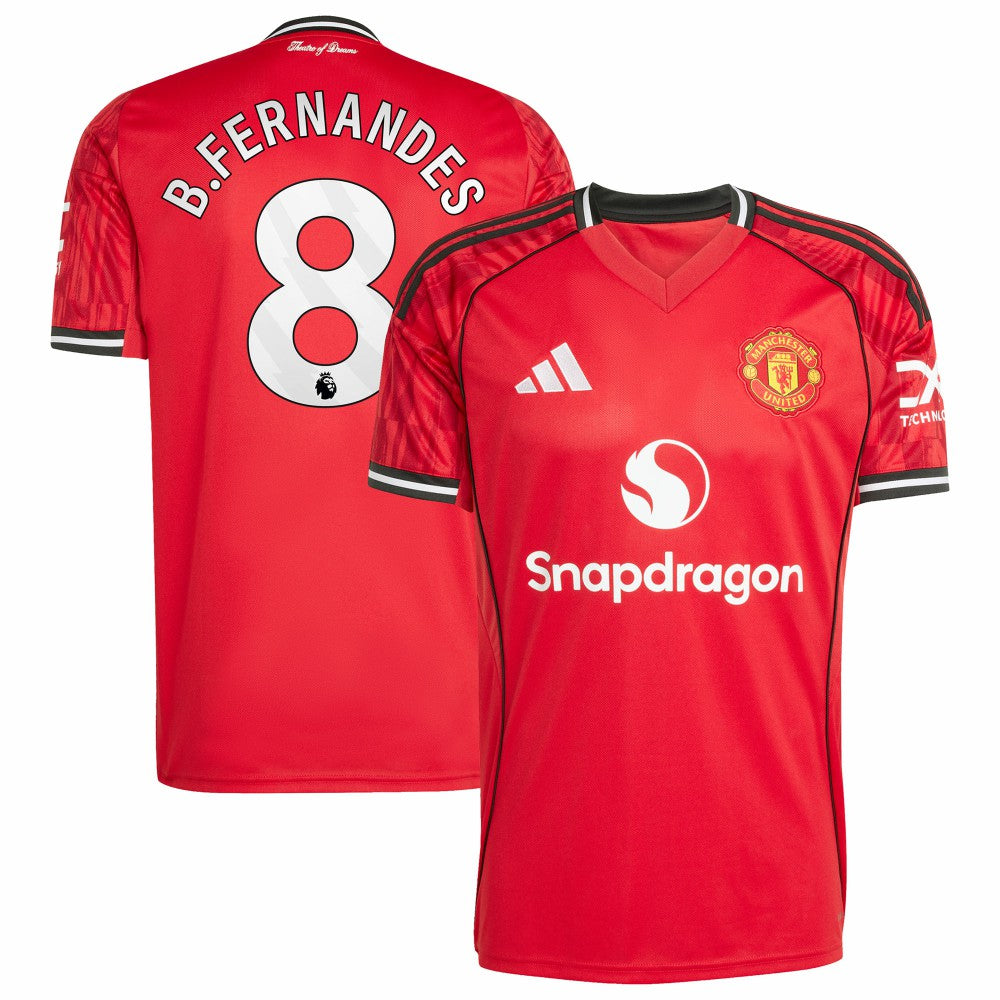 Bruno Fernandes Manchester United Home 2025/26 Replica Player Jersey