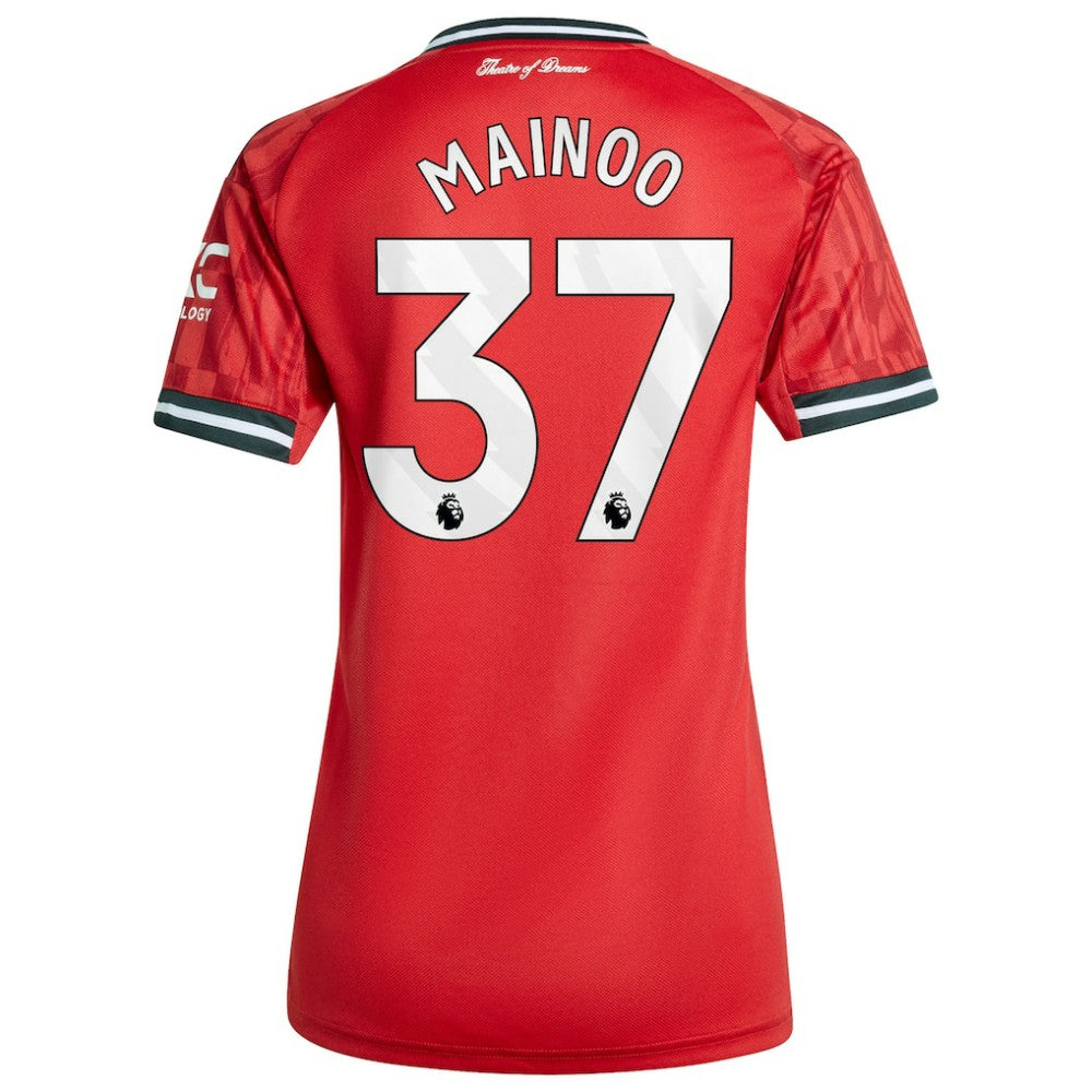 Kobbie Mainoo Manchester United Women's Home 2025/26 Replica Player Jersey
