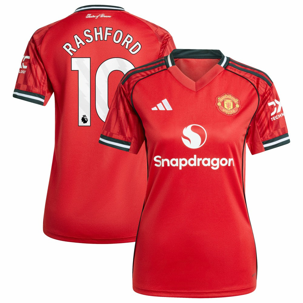 Marcus Rashford Manchester United Women's Home 2025/26 Replica Player Jersey