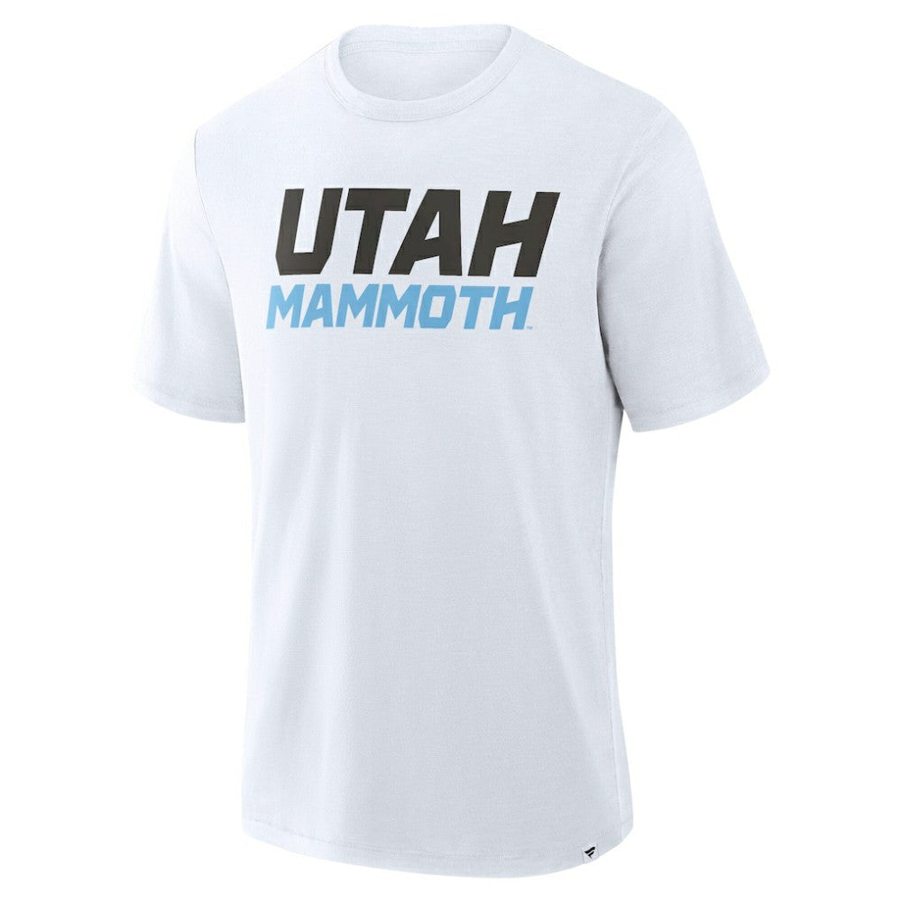 Utah Mammoth Fanatics Wordmark Stadium Slub T-Shirt -  NHL T-shirts