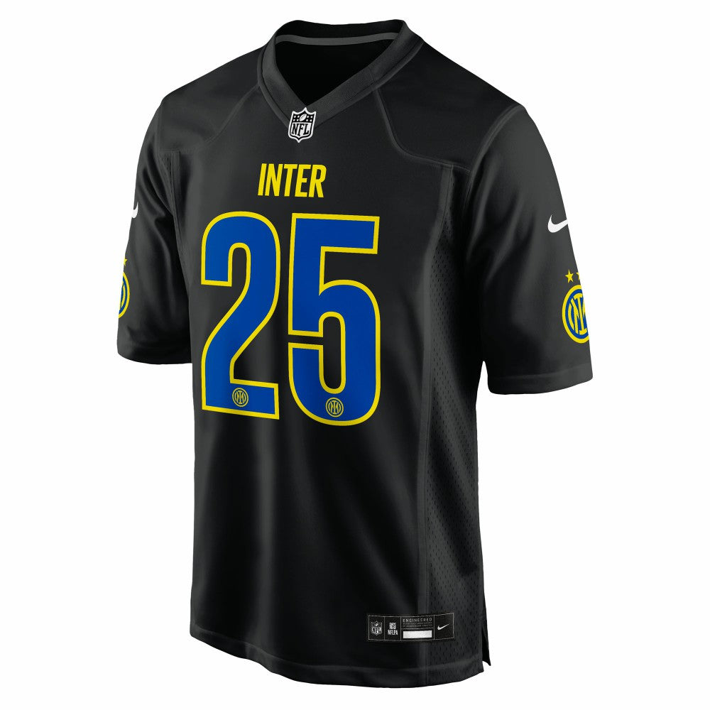 Inter Milan 2025 Soccer x NFL Game Jersey