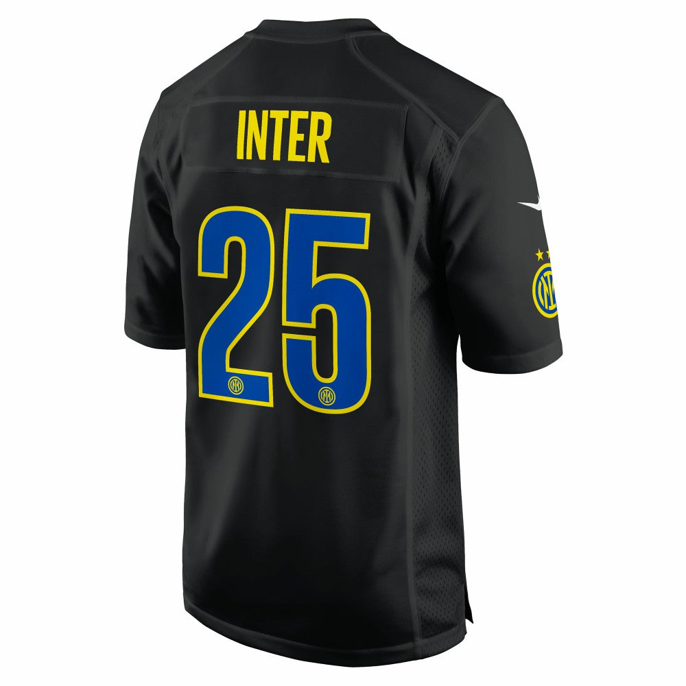 Inter Milan 2025 Soccer x NFL Game Jersey