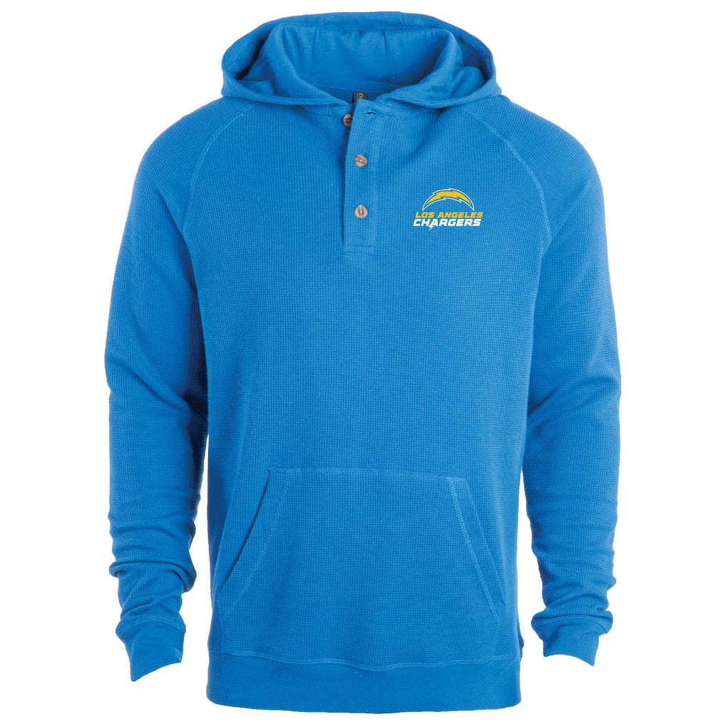 Los Angeles Chargers Dunbrooke Montana Raglan Thermal Hoodie | NFL US
