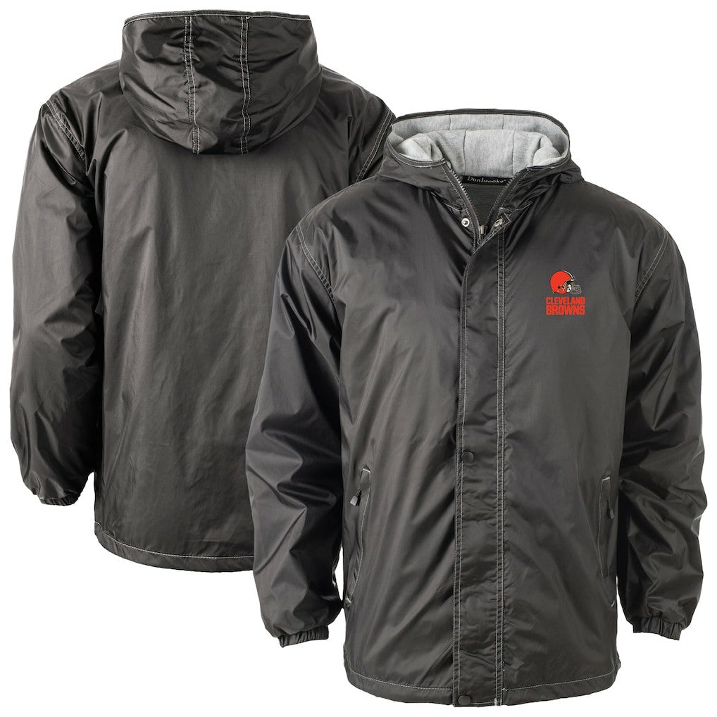 Cleveland Browns Dunbrooke Big & Tall Logo Legacy Stadium Full-Zip Hooded Jacket | NFL Hot