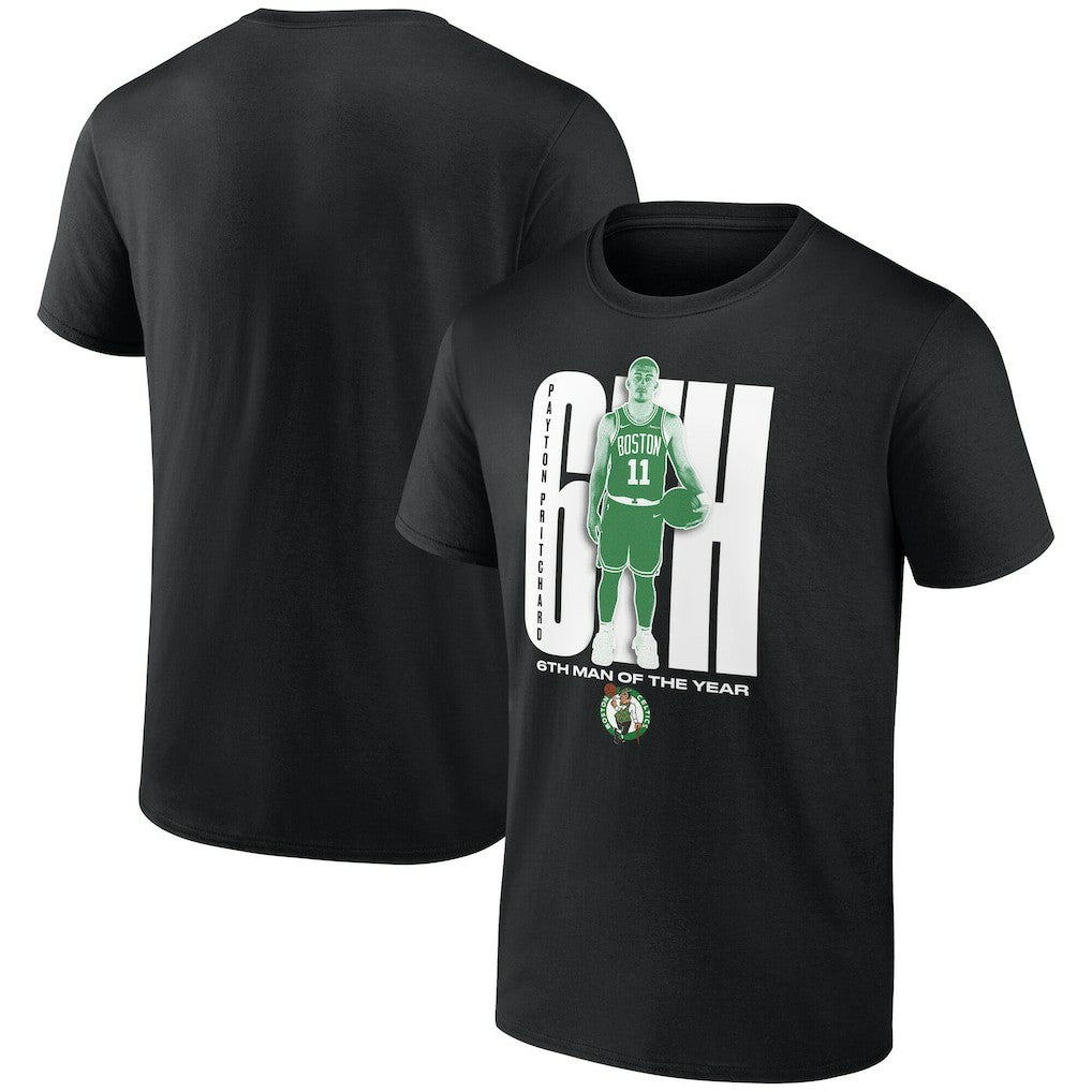 Black Payton Pritchard Boston Celtics 2025 NBA Sixth Man of the Year T-Shirt | NBA