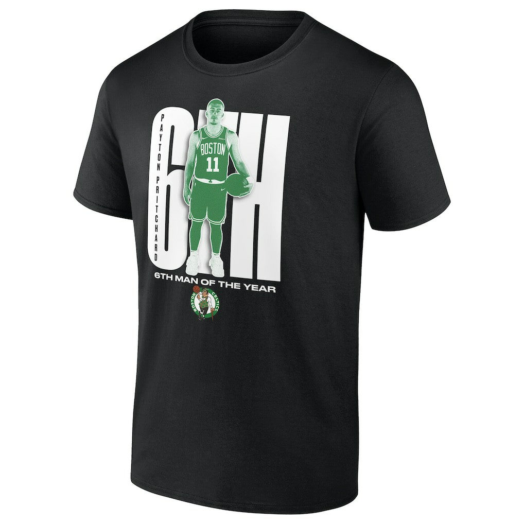 Black Payton Pritchard Boston Celtics 2025 NBA Sixth Man of the Year T-Shirt | NBA