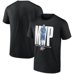 Black Shai Gilgeous-Alexander Oklahoma City Thunder 2025 NBA MVP T-Shirt sale | NBA