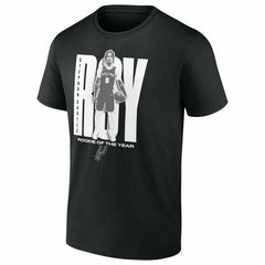 Black Stephon Castle San Antonio Spurs 2025 NBA Rookie of the Year T-Shirt | NBA