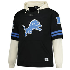 Detroit Lions '47 Big & Tall Split Zone Cornerback V-Neck Hoodie | NFL Hot