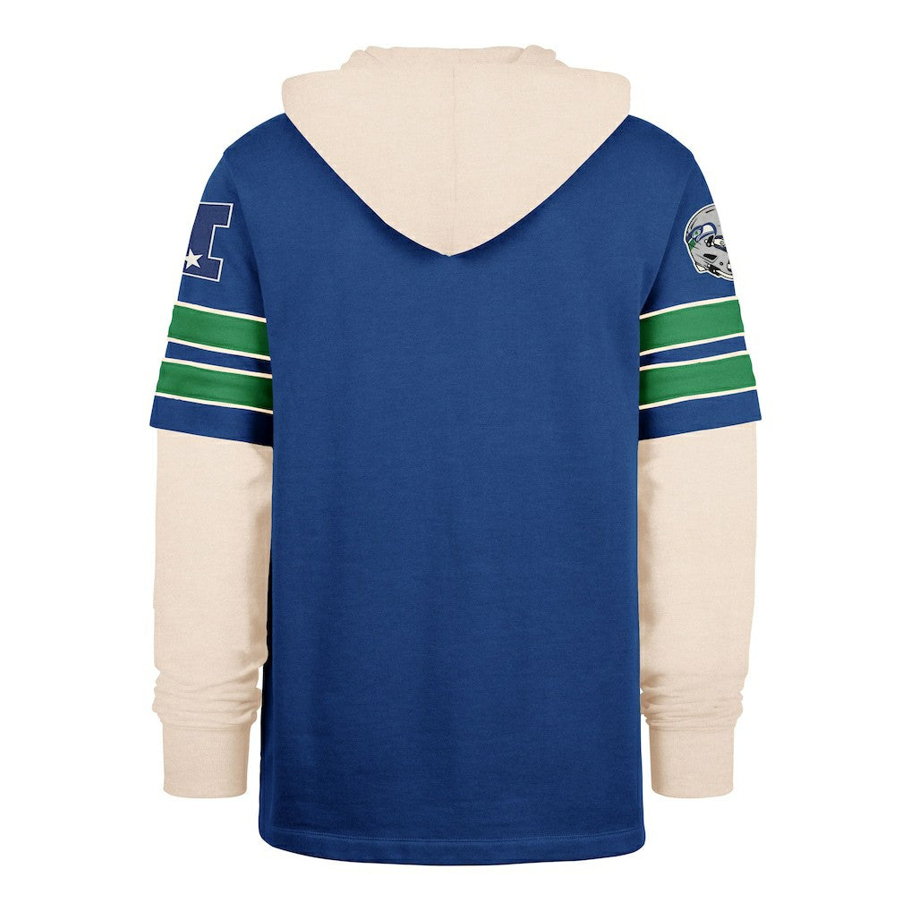 Seattle Seahawks '47 Big & Tall Split Zone Cornerback Hoodie | NFL New